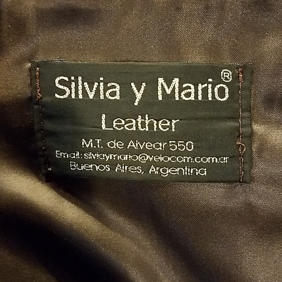 NWOT brown genuine leather jacket - Picture 5 of 8